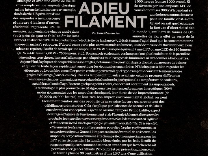 Adieu Filament