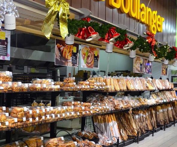 eclairage boulangerie carrefour