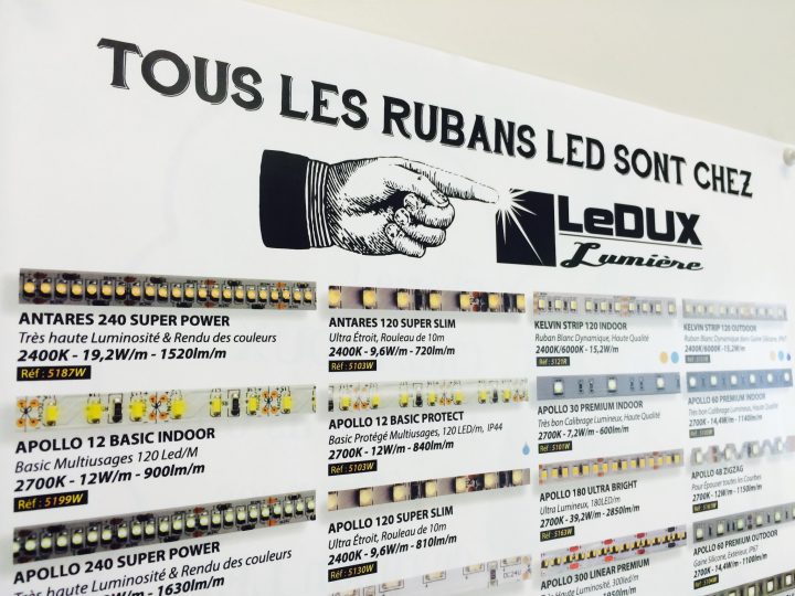 Tous les Rubans LED !    (enfin…. presque tous)