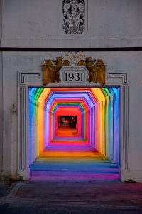 tunnel RGB LED Entrée